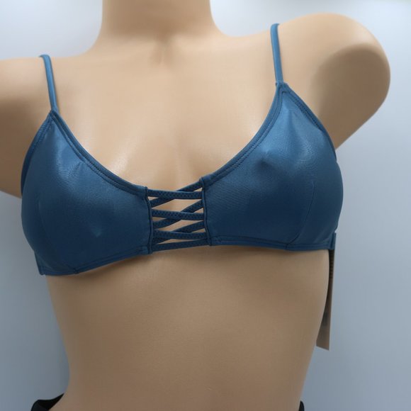 Yamma Womens Bikini Top - Blue Jeans - XS - Picture 1 of 2